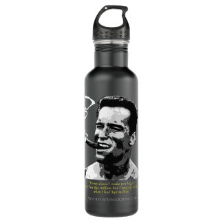Proud Arnold Schwarzenegger Zitat Edelstahlflasche
