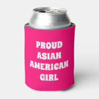 Proud Asian American Girl, heiß rosa weiß
