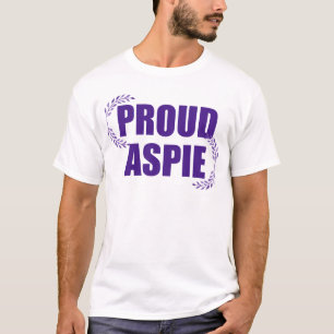 Proud Aspie Hübsches Lila Asperger-Syndrom T-Shirt