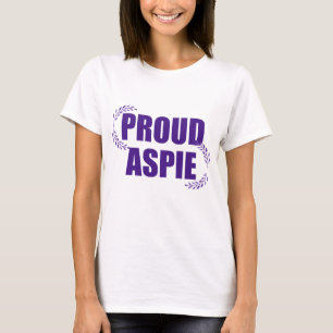 Proud Aspie Hübsches Lila Asperger-Syndrom T-Shirt