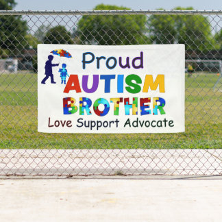 Proud Autism Brother Banner