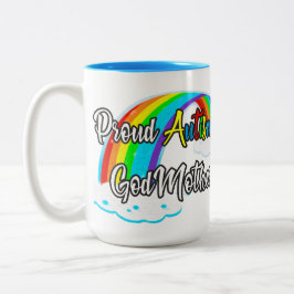 Proud Autism Godmaterpuzzles Zweifarbige Tasse