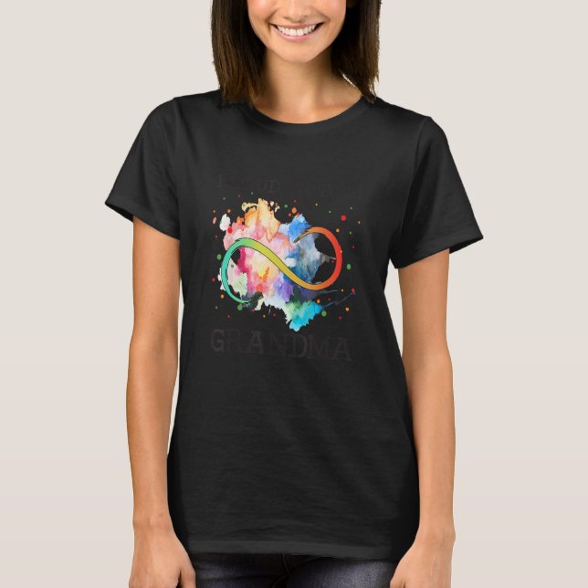 Proud Autism Grandma T-Shirt (Vorderseite)