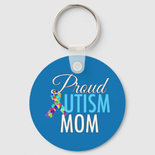 Proud Autism Mama Beautiful Blue Schlüsselanhänger