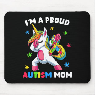 Proud Autism Mama Dab Dance Mousepad