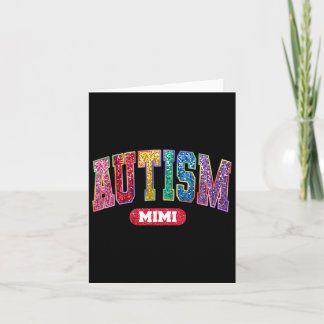 Proud Autism Mimi Autism Awareness Month Family Ma Karte