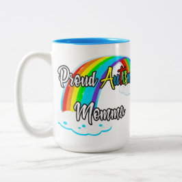 Proud Autism Momma Puzzles Zweifarbige Tasse