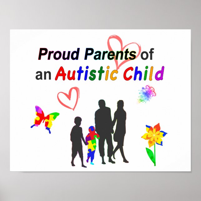 Proud Autism Parents Poster (Vorne)