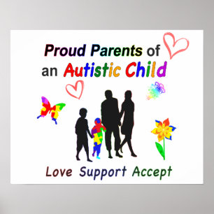 Proud Autism Parents Poster