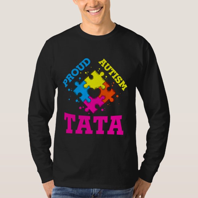 Proud Autism Tata T-Shirt (Vorderseite)