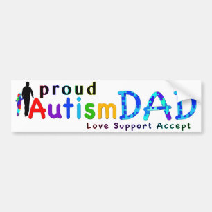Proud Autism Vater Autoaufkleber