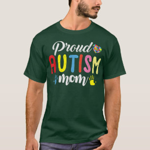 Proud Autismus Mama Autismus Puzzle Bewusstsein AD T-Shirt
