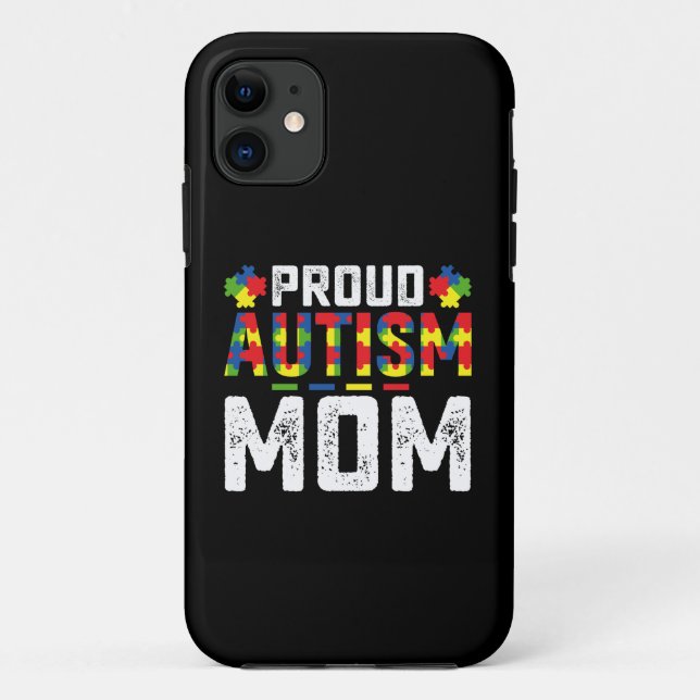 Proud Autismus Mama Bewusstsein Autistische Famili Case-Mate iPhone Hülle (Rückseite)
