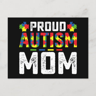 Proud Autismus Mama Bewusstsein Autistische Famili Postkarte