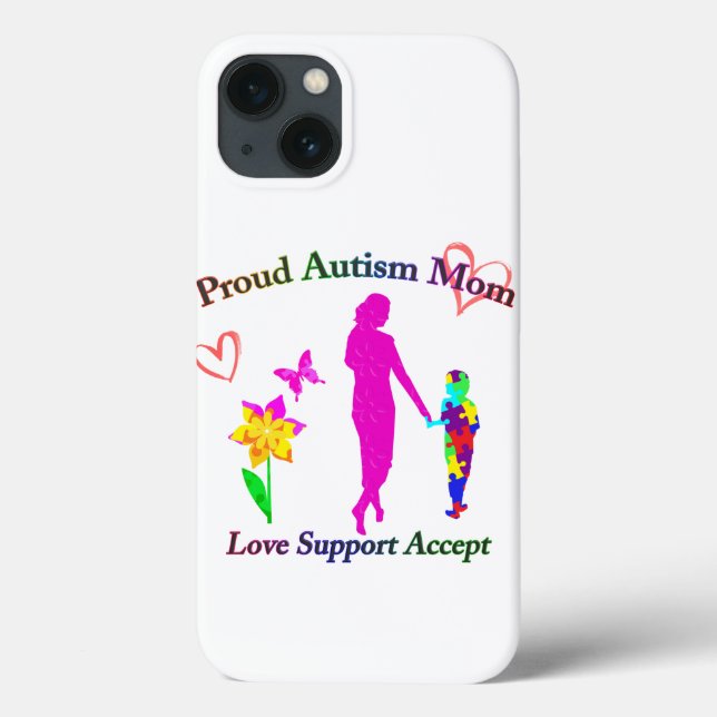 Proud-Autismus-Mama Case-Mate iPhone Hülle (Rückseite)
