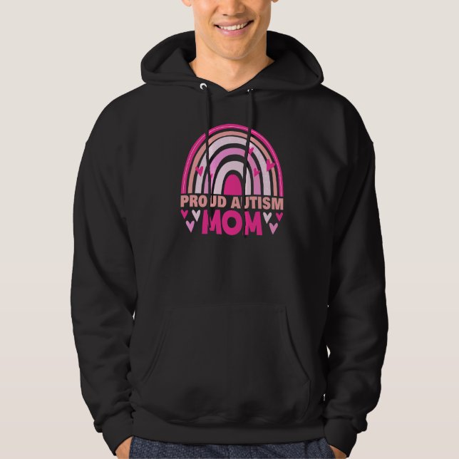 Proud-Autismus-Mama Hoodie (Vorderseite)