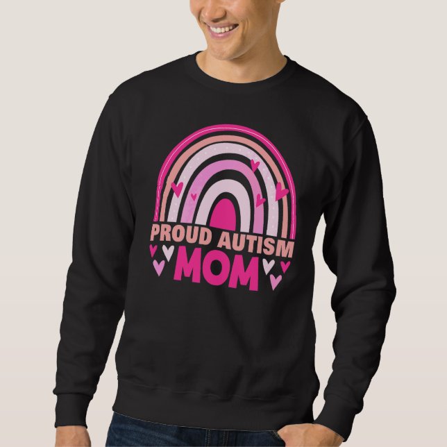 Proud-Autismus-Mama Sweatshirt (Vorderseite)