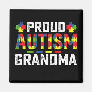 Proud Autismus Oma Awareness Autistic Familie Magnet