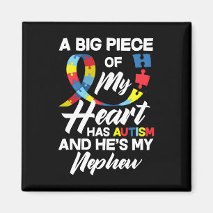 Proud Autismus Tante Onkel Autistic Nephew Autism  Magnet