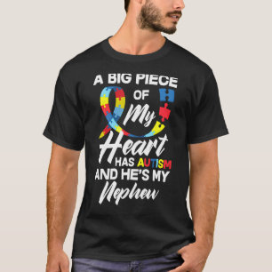 Proud Autismus Tante Onkel Autistic Nephew Autism T-Shirt