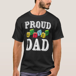 Proud Autismus Vater für autistischen Vater T-Shirt