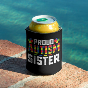 Proud Autisse Sister Awareness Autistic Family Dosenkühler