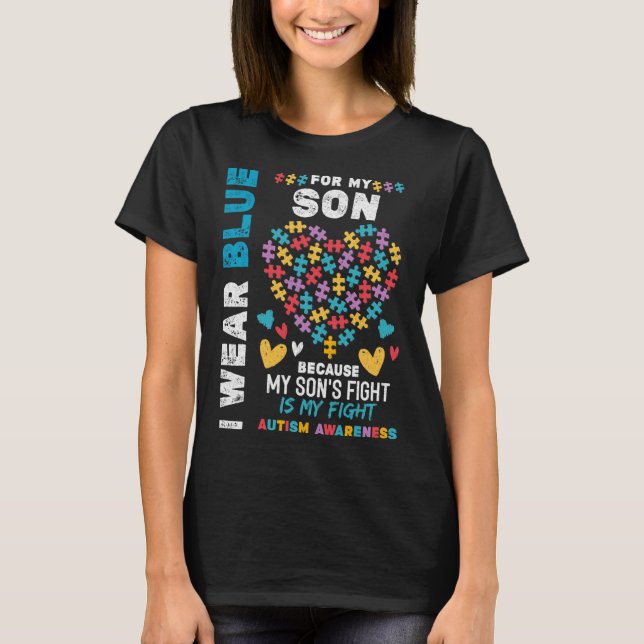 Proud Autistic Vater T-Shirt (Vorderseite)