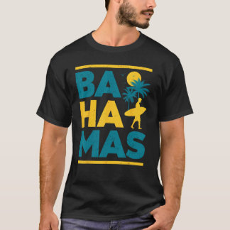 Proud Bahamas Bahamians Flag Geschenk Idee Nassau  T-Shirt