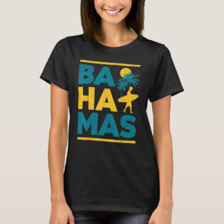 Proud Bahamas Bahamians Flag Geschenk Idee Nassau  T-Shirt