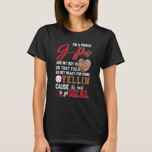 Proud Baseball G Pa Baseball Familie Matching T-Shirt