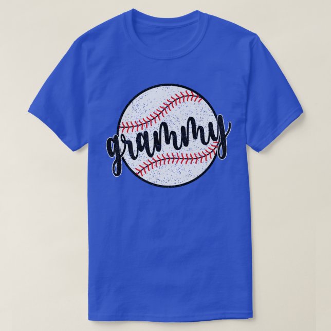 Proud Baseball Grammy Oma eines Baseballspielers T-Shirt (Design vorne)