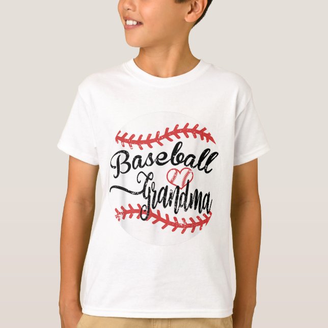 Proud Baseball Grandma T-Shirt (Vorderseite)