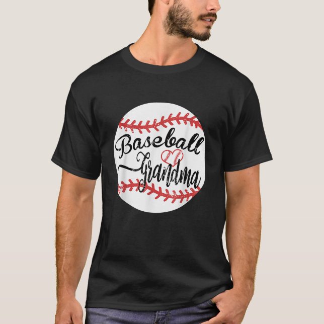 Proud Baseball Grandma T-Shirt (Vorderseite)