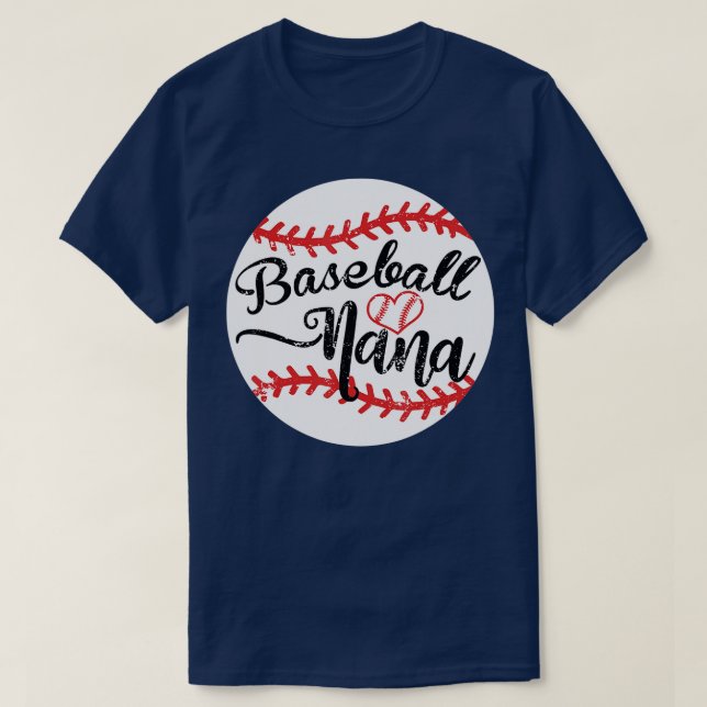 Proud Baseball Nana T-Shirt (Design vorne)