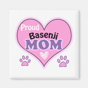 Proud Basenji Mom Magnet