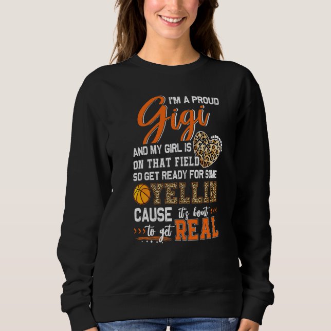 Proud Basketball Gigi Basketball Familie Matching Sweatshirt (Vorderseite)