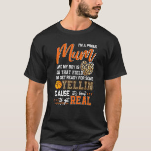 Proud Basketball Mum Basketball Familie Matching T-Shirt