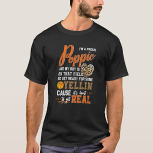 Proud Basketball Poppie Basketball Familie Matchin T-Shirt