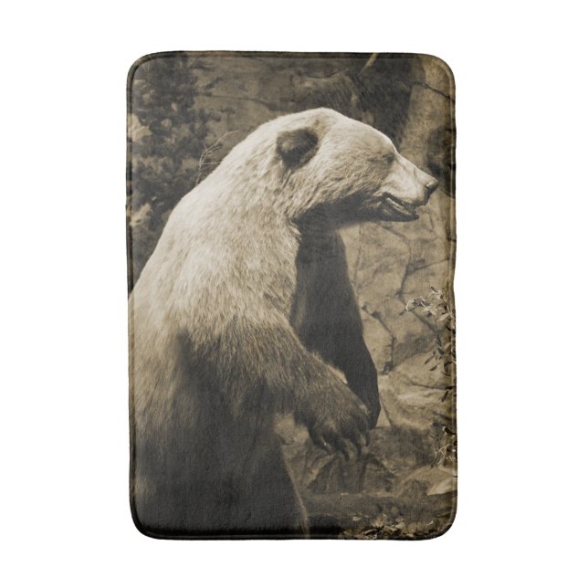 Proud Bear Badematte (Vorderseite Vertikal)