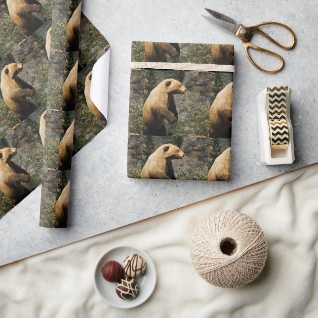 Proud Bear Geschenkpapier (Kunsthandwerk)