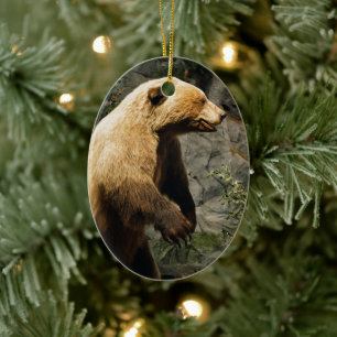 Proud Bear Keramik Ornament
