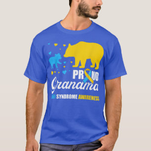 Proud Bear Oma Down Syndrome Awareness T21 Tr T-Shirt