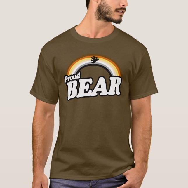 Proud Bear Pride T - Shirt (Vorderseite)