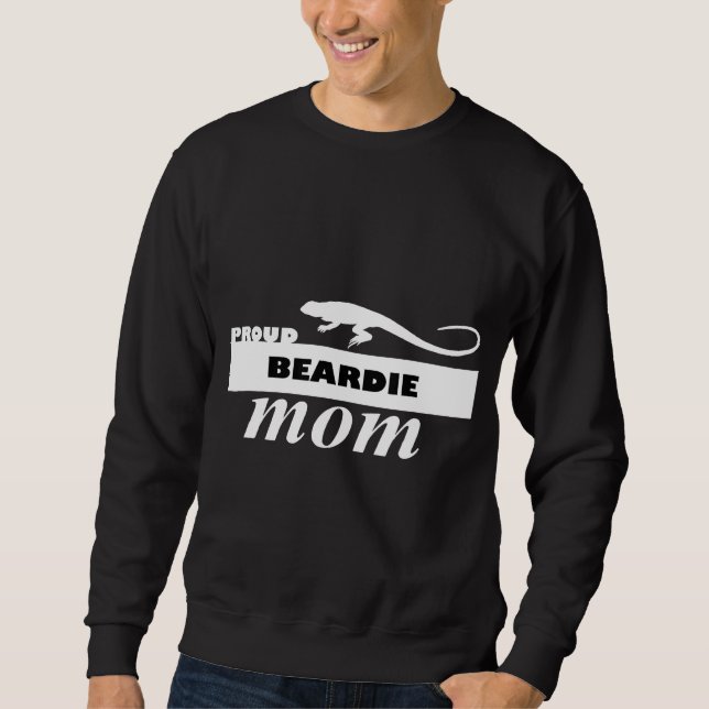 Proud Beardie Mama Bartded Dragon Sweatshirt (Vorderseite)