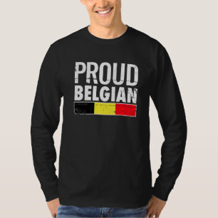 Proud belgische Flagge T-Shirt