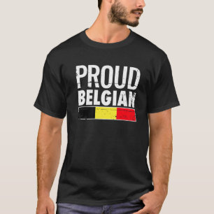 Proud belgische Flagge T-Shirt