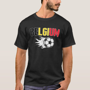 Proud Belgium Soccer Fans Jersey - Belgischer Fußb T-Shirt
