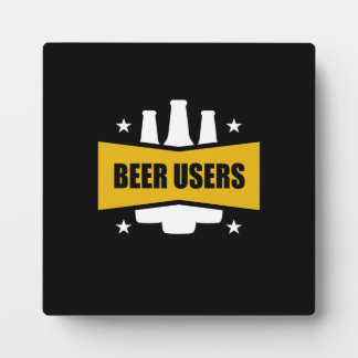 Proud-Biernutzer Fotoplatte