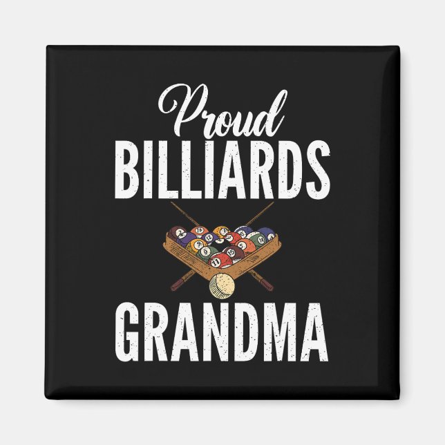Proud Billiards Oma Pool Billard Oma Magnet (Vorne)