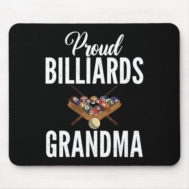 Proud Billiards Oma Pool Billard Oma Mousepad (Vorne)